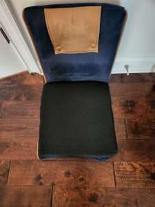 Portable floor chair with back support, back pain