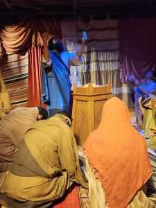 Noah's prayer at the ark encounter.