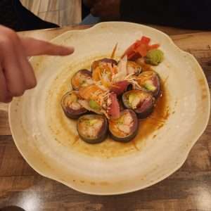 dish at sakura restaurant in Miami