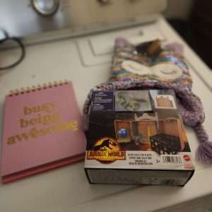 Kid toy, book and penny item at dollar general clearance event