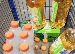 liquid items to prep for colonoscopy. Gatorade, white grape juice and ginger ale