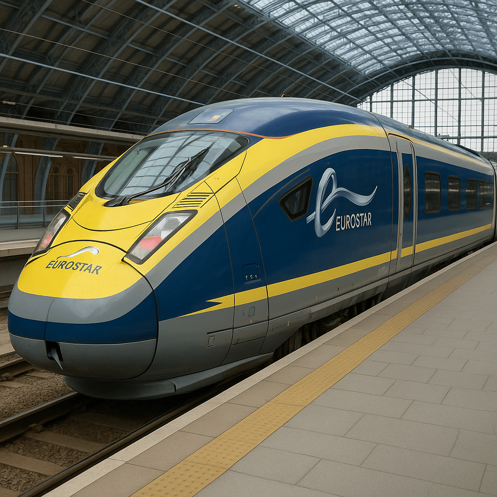 Eurostar train in London