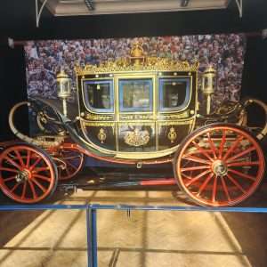 Royal Carriages at the Mews in London