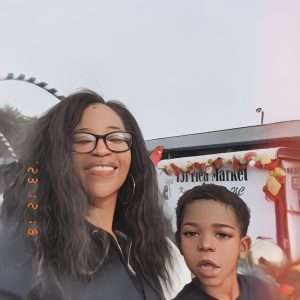 Me and grandson cartoon