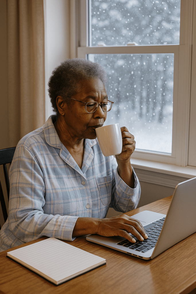 working from home